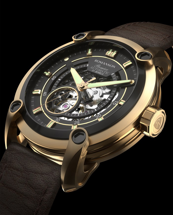 The Atrax model from Romanson’s Premier series is one of its most distinguished models. (photo courtesy of Romanson) 