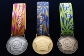 الكشف عن ميداليات دورة الألعاب الآسيوية في إنتشون