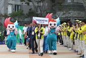 وصول الرياضيين من مختلف أنحاء العالم للمشاركة في أوليمبياد كوانج جو الجامعي