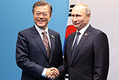اجتماع القمة الكورية والروسية(يوليو 2017)