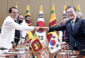 محادثات القمة بين كوريا وسيريلانكا(نوفمبر 2017)