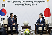 محادثات القمة بين كوريا واليابان(فبراير 2018)
