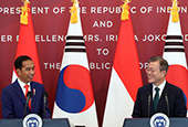 محادثات القمة بين كوريا الجنوبية وإندونيسيا(سبتمبر 2018)
