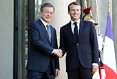 محادثات القمة بين كوريا الجنوبية وفرنسا(أكتوبر 2018)