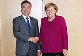 محادثات القمة بين كوريا الجنوبية وألمانيا(أكتوبر 2018)