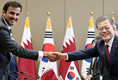 محادثات القمة بين كوريا الجنوبية وقطر (يناير 2019)
