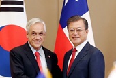 محادثات القمة بين كوريا الجنوبية وتشيلي(أبريل 2019)
