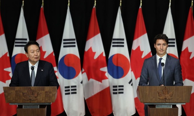 الرئيس يون يعقد اجتماع قمة مع رئيس الوزراء الكندي ترودو اليوم