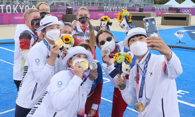 فوز فريق الرماية النسائي الكوري بـ9 ميداليات متتالية خلال الأولمبياد منذ 1988