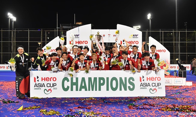 فوز منتخب الهوكي الكوري للرجال بالبطولة الآسيوية لأول مرة منذ 9 سنوات