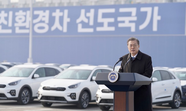 الرئيس مون، ستجعل كوريا واحدة من الدول الأربع الكبرى في التصدير