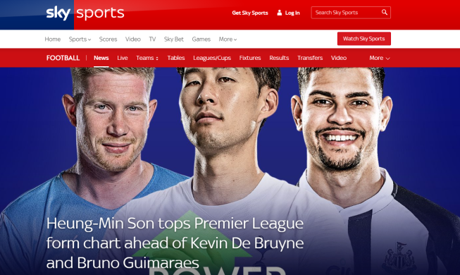 يتصدر لاعب توتنهام ’سون هيونغ-مين‘ ’تصنيف القوة‘ في الدوري الإنجليزي الممتاز