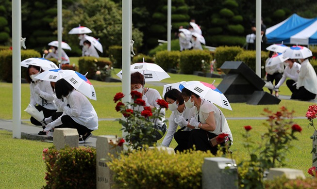 [كوريا في صورة] مراسم إحياء الذكرى قدامى المحاربين في الحرب الكورية