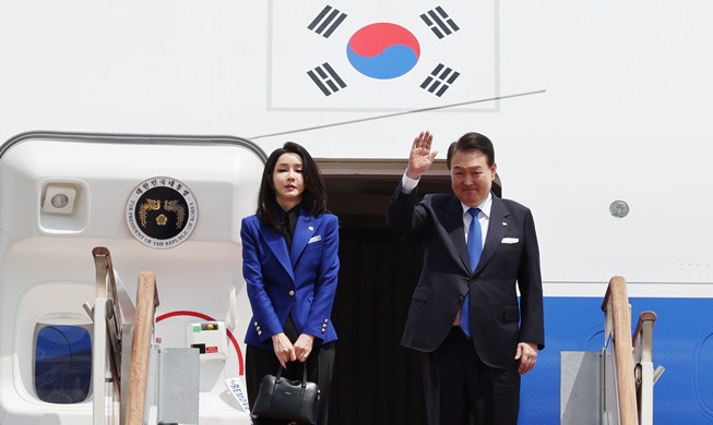 الرئيس يون يغادر البلاد اليوم إلى هيروشيما لحضور قمة مجموعة السبع