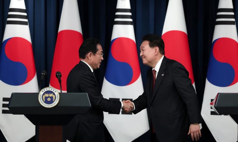 الرئيس يون سنساهم في تحقيق السلام الدولي من خلال تعزيز التعاون الثلاثي بين كوريا والولايات المتحدة واليابان