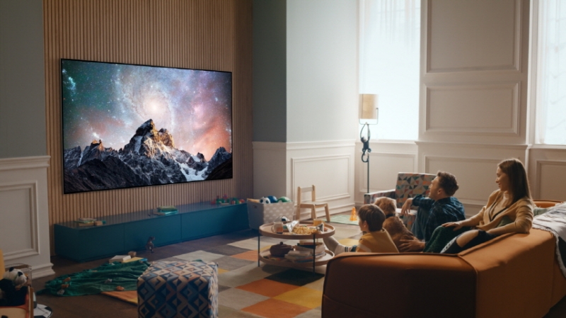 ▲ LG전자의 OLED(유기발광다이오드) TV. LG전자
