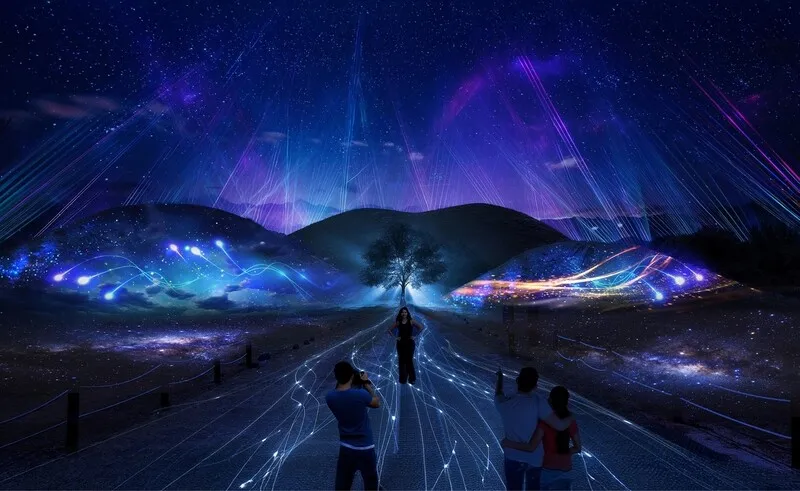 عرض &rsquo;فنون إعلامية للتراث الثقافي لعام ٢٠٢٥&lsquo; في مجمع مقابر ديريونغوون القديمة في مدينة غيونغجو. (الصورة من إدارة غيونغجو)