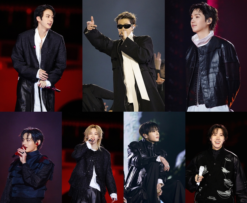 فرقة بي تي إس تُحيي حفلاً موسيقيًا في ساحة غوانغهوامون بسيئول، بمناسبة إطلاق ألبومها الخامس ’أريرانغ‘ رسميًا، وذلك في 21 مارس.