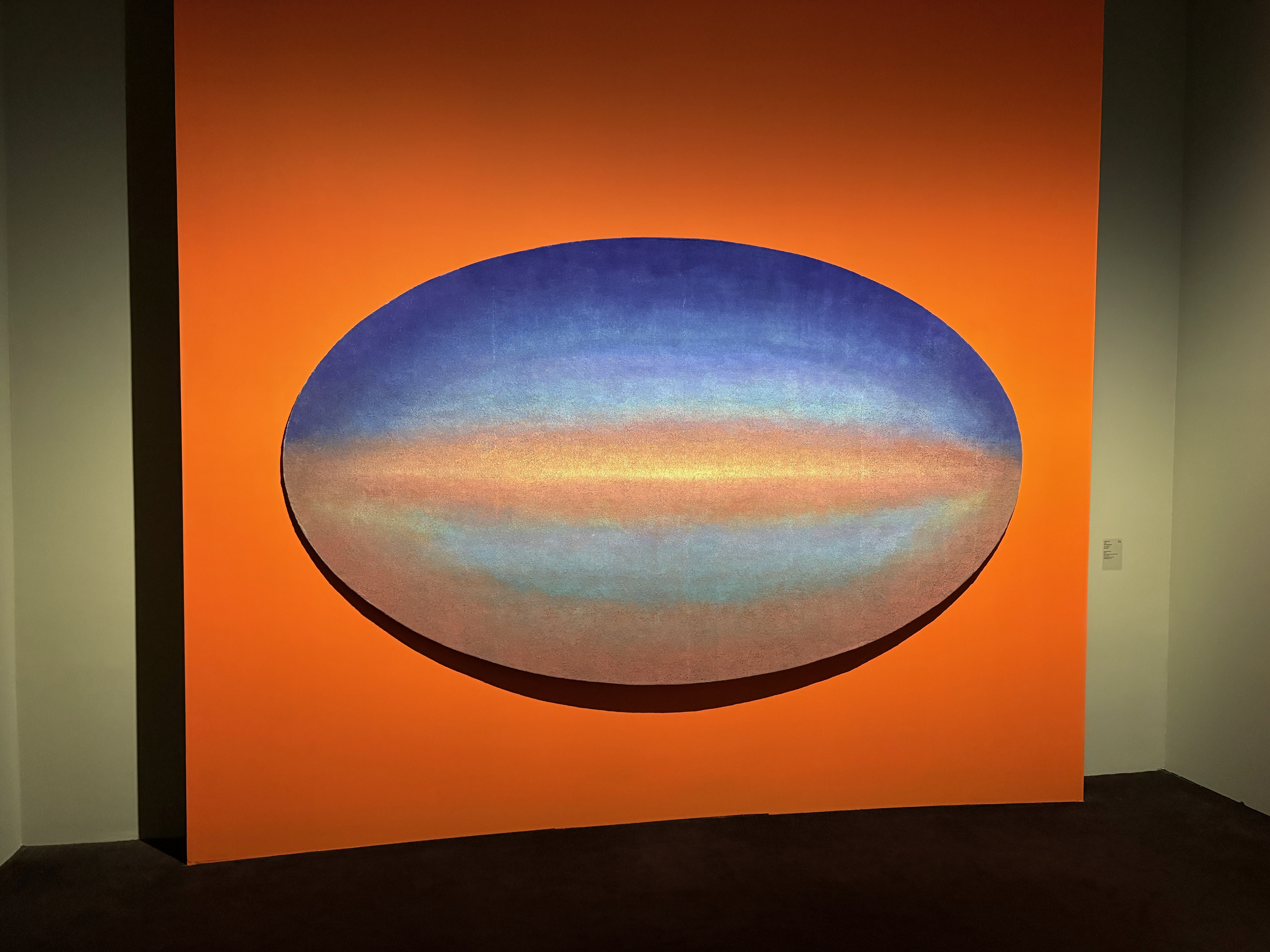  عمل فني ضخم بعنوان «أرض السماء» عام 2008. يجسّد العمل تأمّلات الفنانة الموجّهة نحو السماء والأرض والكون وما بينهما من وجود. (تصوير: الصحفي شارل أودوين) caudouin@korea.kr 