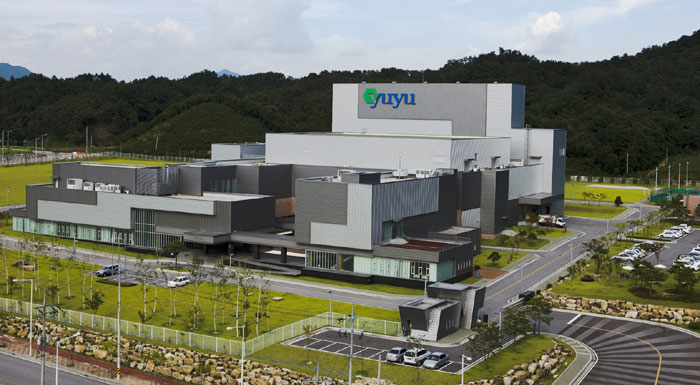 The YuYu Pharma plant is located in Jecheon, Chungcheongbuk-do.