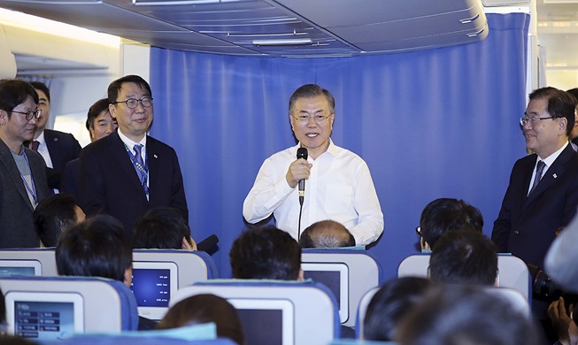 الرئيس مون، استقبال سيئول الزعيم الكوري الشمالي يبقى مرهونا بقراره