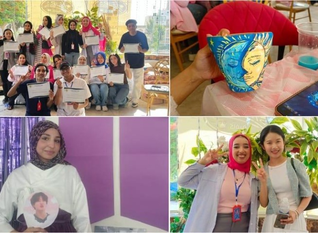 يوم في حب كوريا: فعالية الثقافة الكورية في الحديقة الدولية بالقاهرة تحت تنظيم مؤسسة ’محبي الثقافة في كل مكان‘ (المراسلة الفخرية)