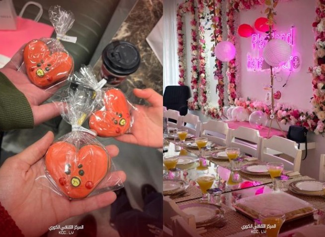 فعاليات النادي الثقافي الكوري لشهر ديسمبر : الأرمي الليبي يحتفل بعيد ميلاد كيم تايهيونغ (المراسلة الفخرية)