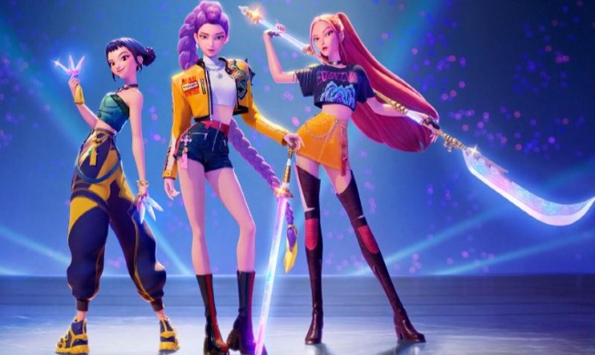 ألبوم فيلم ’صائدات الشياطين‘ يحتل المرتبة الثانية في قائمة سبوتيفاي لأكثر الألبومات استماعًا لعام 2025