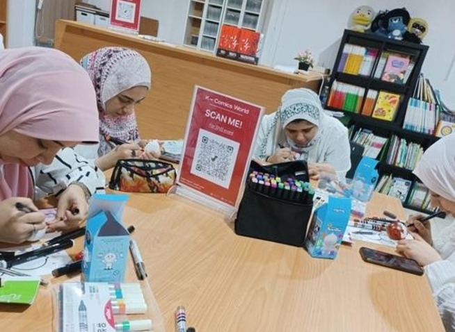 تجربتي في ورشة تُونتوي: تلوين مجسّمات كرتونية بروح كورية (المراسلة الفخرية)