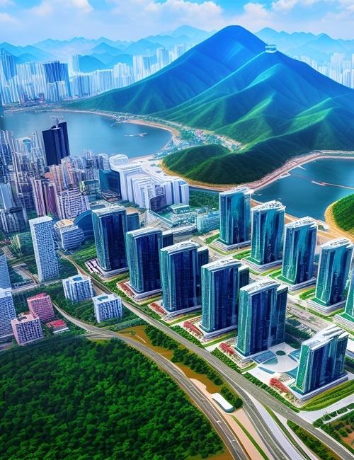 صورة تخيلية لكوريا في المستقبل (الصورة من خلود خالد ابو اليزيد، وتم تصميمها باستخدام تطبيق ’دريم')