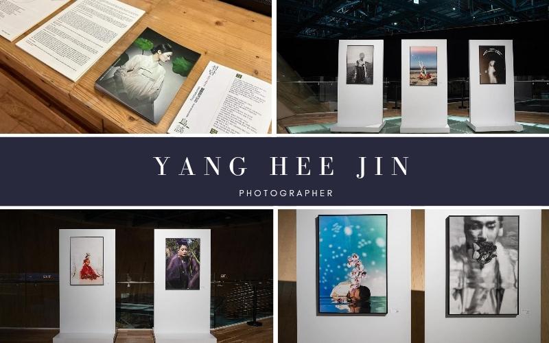 صورة مجمعة للأعمال التي عرضها المصور الكوري 'يانغ هي جين' في معرضه الخاص، والتي هي مستوحاة من التراث الكوري والروح الكورية التقليدية (حقوق ملكية الصور للمصور يانغ هي جين)