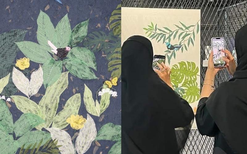 جزء من أعمال سو أون جين وحضور مميز للمعرض في الإمارات الصورة من سو أون جين مع الإذن.