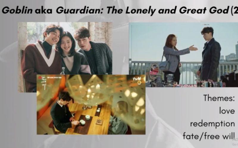 تظهر الصورة لقطة شاشة من العرض التقديمي خلال الجزء المتعلق بمسلسل العفريت. (الصورة من ليندز ويليامز، رومانسينغ ذا غوثيك)