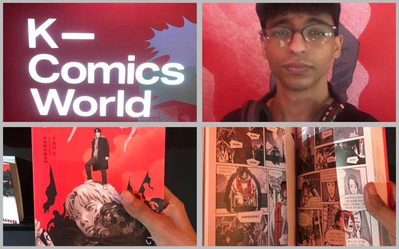 تظهر الصورة أبرز لحظات معرض ’الجحيم’ الذي أقيم في المركز الثقافي الكوري، وتشمل الأنشطة والديكورات المميزة والتجارب التفاعلية التي استمتع بها الزوار. (الصور من المراسل اسلام عاطف تم اخذ الاذن بنشر الصور)