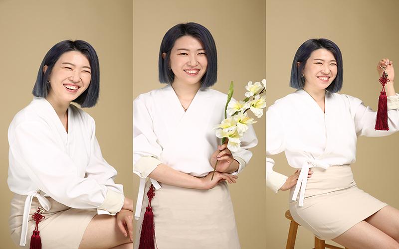 المصممة الكورية ’هوانغ يي سول‘، المؤسسة والمديرة الإبداعية لعلامة ’ليسل‘. (الصورة من ’هوانغ يي سول‘ وتم أخذ الإذن باستخدامها)