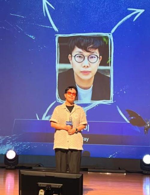 صورة للمخرجة هان جاي خلال مهرجان بوشون الدولي للأفلام الفانتازية. (الصورة من المخرجة هان جاي وتم أخذ الإذن باستخدامها)