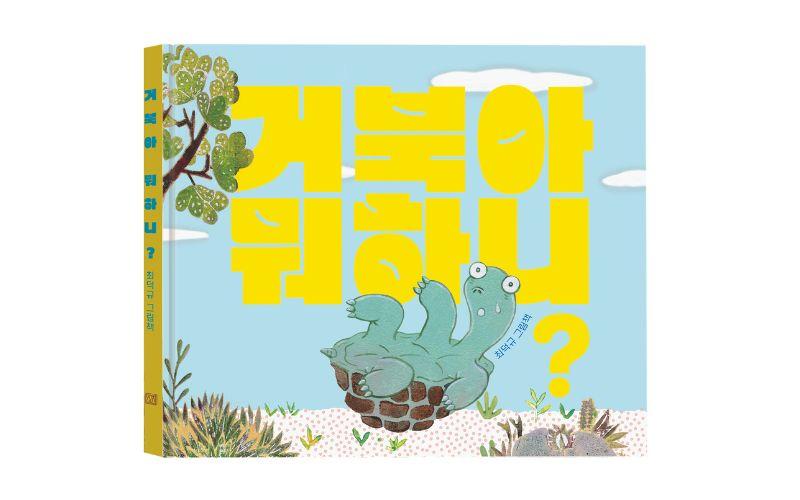 غلاف ماذا تفعلين أيتها السلحفاة. (الصورة من تشوي دوك غيو وتم أخذ الإذن لاستخدامها)