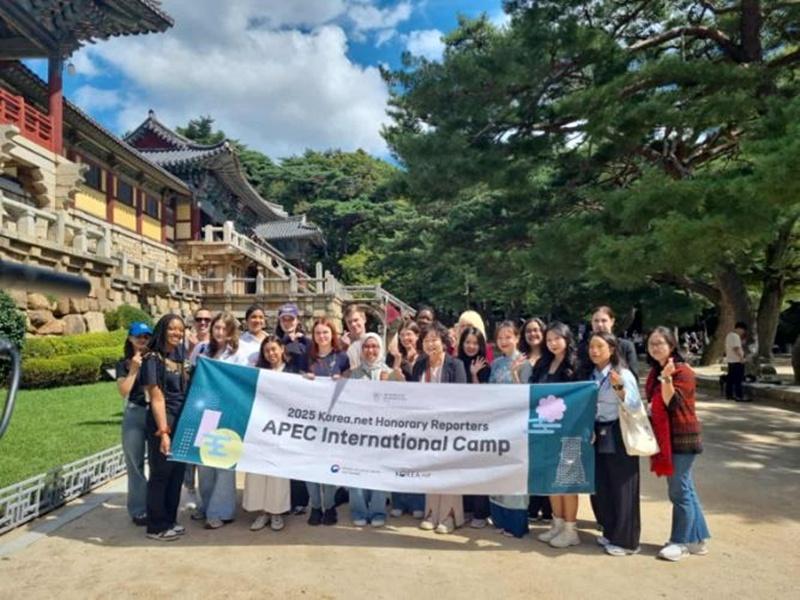 معسكر منتدى التعاون الاقتصادي لدول آسيا والمحيط الهادئ، الصورة التقطت أثناء الزيارة يوم 27 سبتمبر الماضي. (الصورة من وزارة الثقافة والرياضة والسياحة)