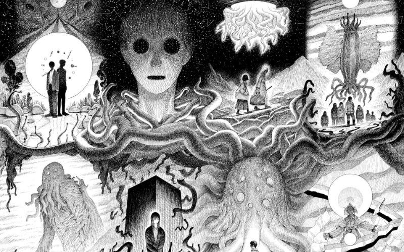 بعض الرسومات من داخل الرواية المصورة نداء الصديق. (الصورة من الموقع الرسمي لتشوي جاي هون وتم أخذ الإذن لاستخدامها)