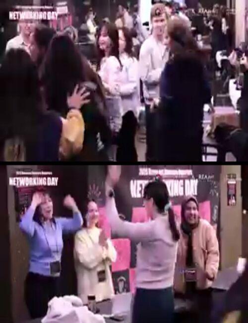 صور للمراسلين في الموقع وهم يتفاعلون على الاغاني- الصور من شهد احمد.