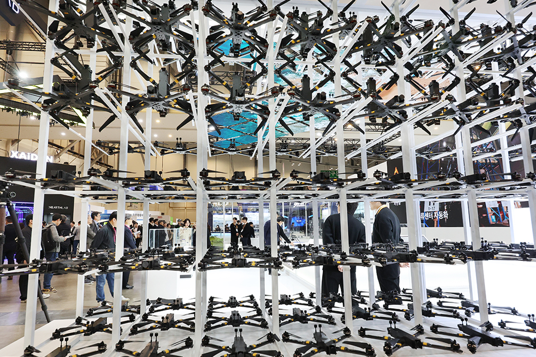 &rsquo;المعرض الكوري للطائرات المسيرة 2026&lsquo; يفتتح في مركز بيكسكو للمعارض في مدينة بوسان، جنوب شرق البلاد، في يوم 25 فبراير، ويستمر المعرض حتى يوم 27 فبراير.