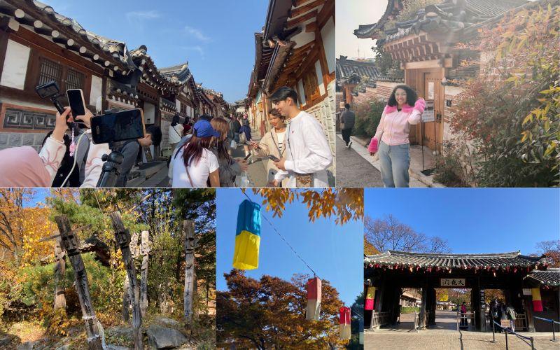 صور مجمعة خلال جولات قرى وأحياء الهانوك بسيول ويونغين. (الصور من إيمان الأشقر.)