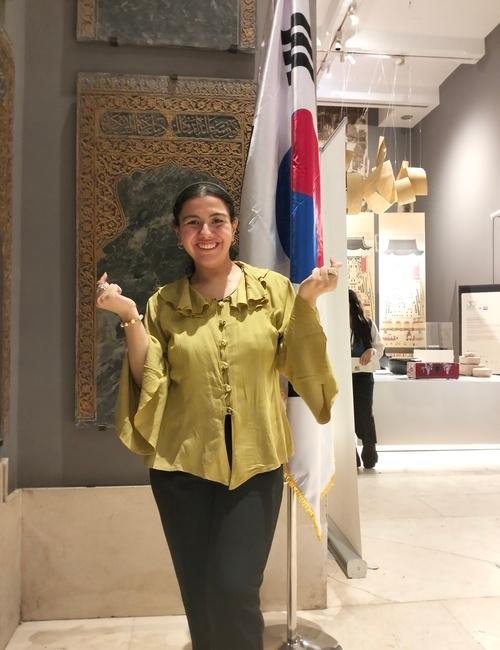 صورة من إحدى الفعاليات التي شاركت فيها بصفتي مراسلة فخرية لكوريا نت. (الصورة من المراسلة ندى وائل عبدالقادر.)