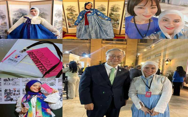 مجموعة صور من فعاليات وتجارب عشتها خلال رحلتي كمراسلة فخرية. (الصورة من المراسلة هدير متولي)