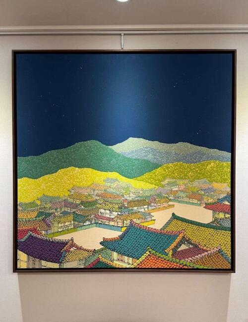 نرى في الصورة واحدة من أجمل لوحات الفنانة ييريم لي وهي مشهد لمدينة سيؤول بعنوان 'حلم نحلمه معًا'، وهي من الأكريليك على القماش (الصور من ييريم لي وتم أخذ الإذن لاستخدامها.)