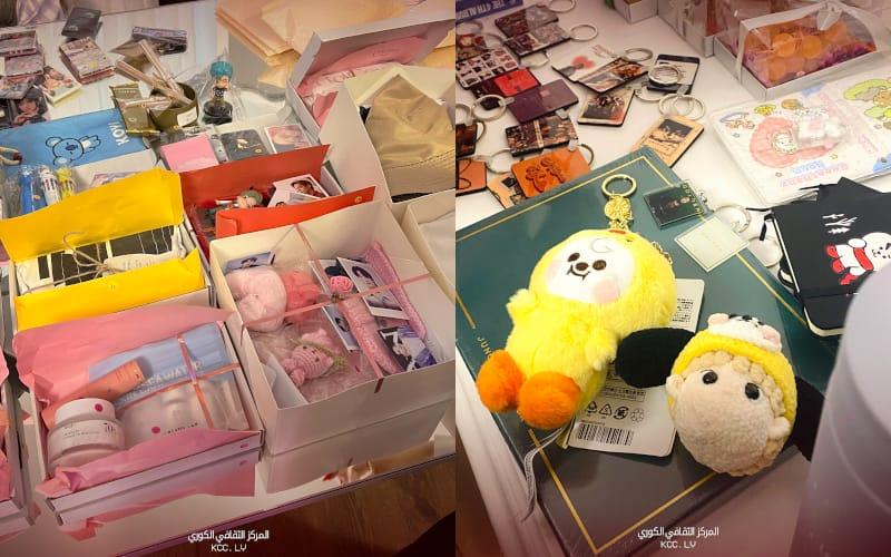 ركن متاجر الكيبوب ومنتجات التجميل الكورية ( الصورة من زينب)
