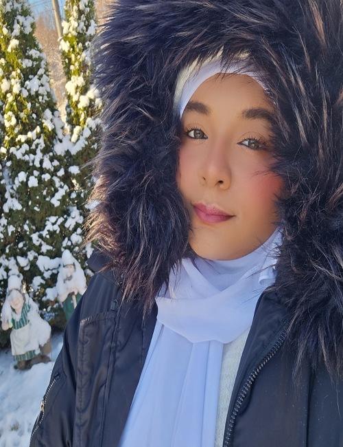 صورة للباحثة عائشة من قلب كوريا. (مصدر الصورة:عائشة رمضان.)