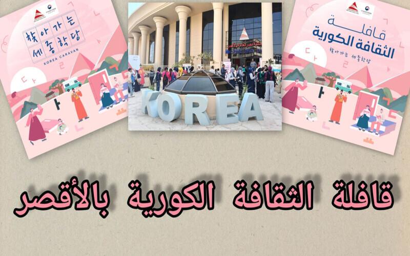 صورة الغلاف بها صورة من الحدث امام المكتبة في المنتصف بجانب صورتين من إعلان القافلة. (الصورة من زينب نيازي حسن)