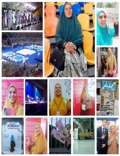 مجموعة صور من الفعاليات والتجارب الرائعة التي عشتها كمراسلة فخرية، لحظات رائعة أفتخر بها كثيرًا. (الصورة من المراسلة مريم طه جاويش)