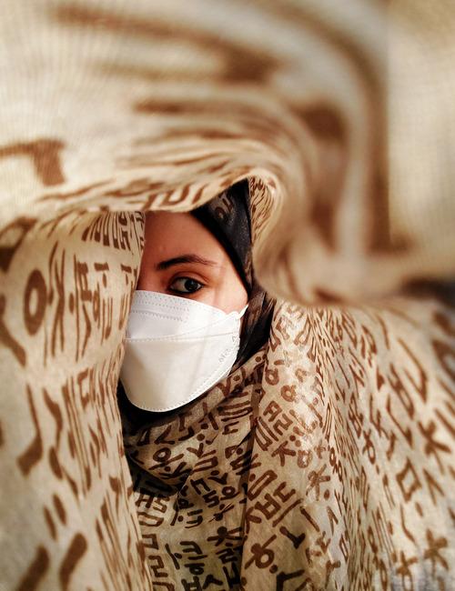فازت نسمة الموصلي بهذه الصورة في مسابقة 